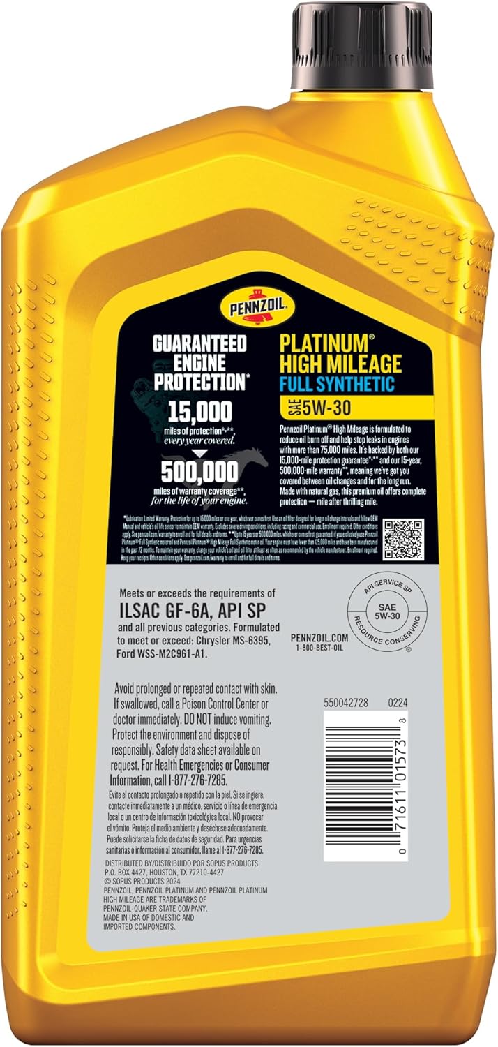 Full Synthetic 5W-30 Motor Oil (1-Quart) F509992