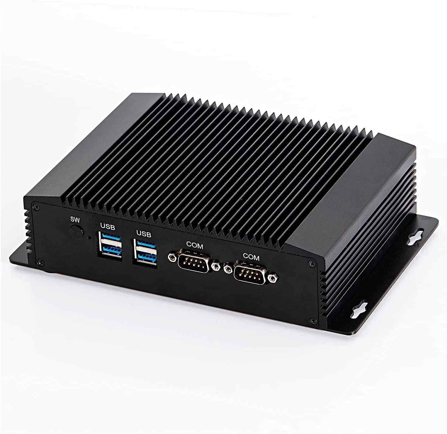 Fanless Industrial Mini PC, Intel Celeron 2955U, Dual Gigabit Ethernet, 8GB DDR3 RAM 128GB SSD K2348