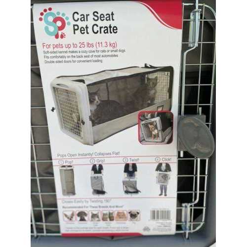Dog & Cat Car Seat Crate U9037
