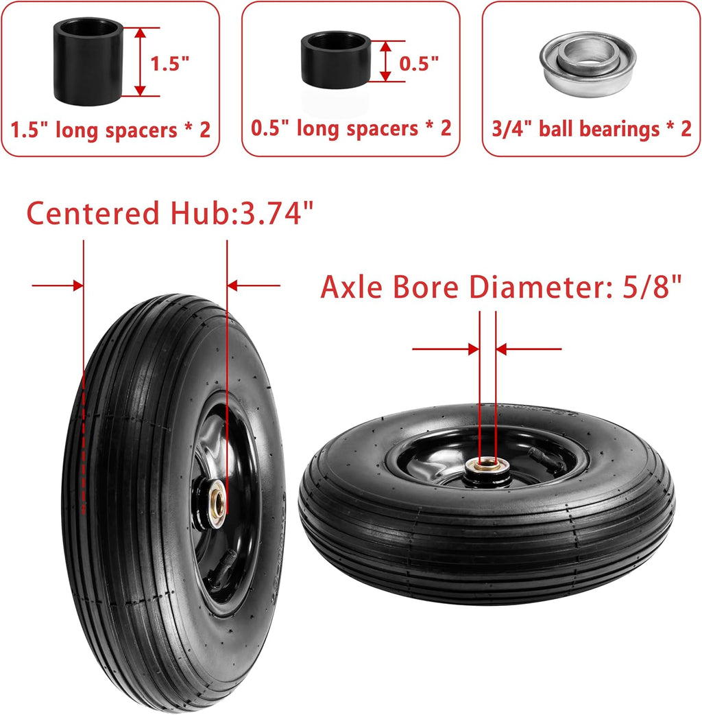 4.00-6 Tire and Wheel 2 Pack B28284