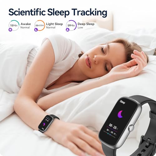 24/7 Heart Rate SpO2 Sleep Monitor Activity Tracker with Step Calorie Counter Pedometer, 21-Day Battery, IP68 Waterproof Fitness Watch V32768