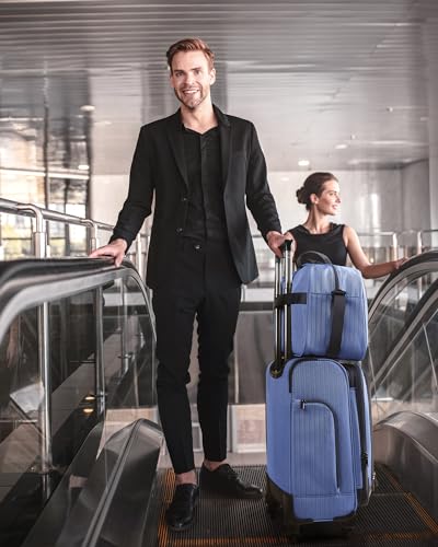 Gray 20 inch Softside Carry-On Luggage with Spinner Wheels N517933
