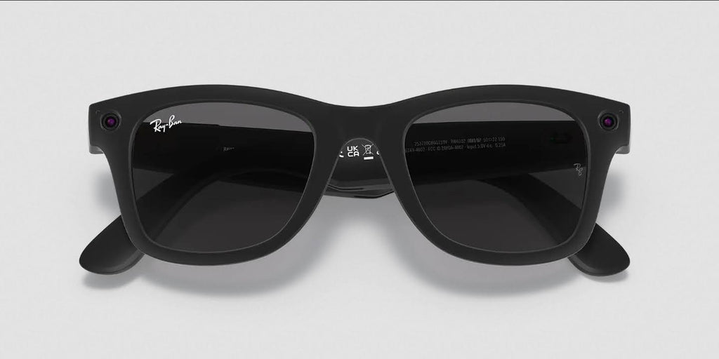 Matte Black Dark Grey Smart Glasses N440