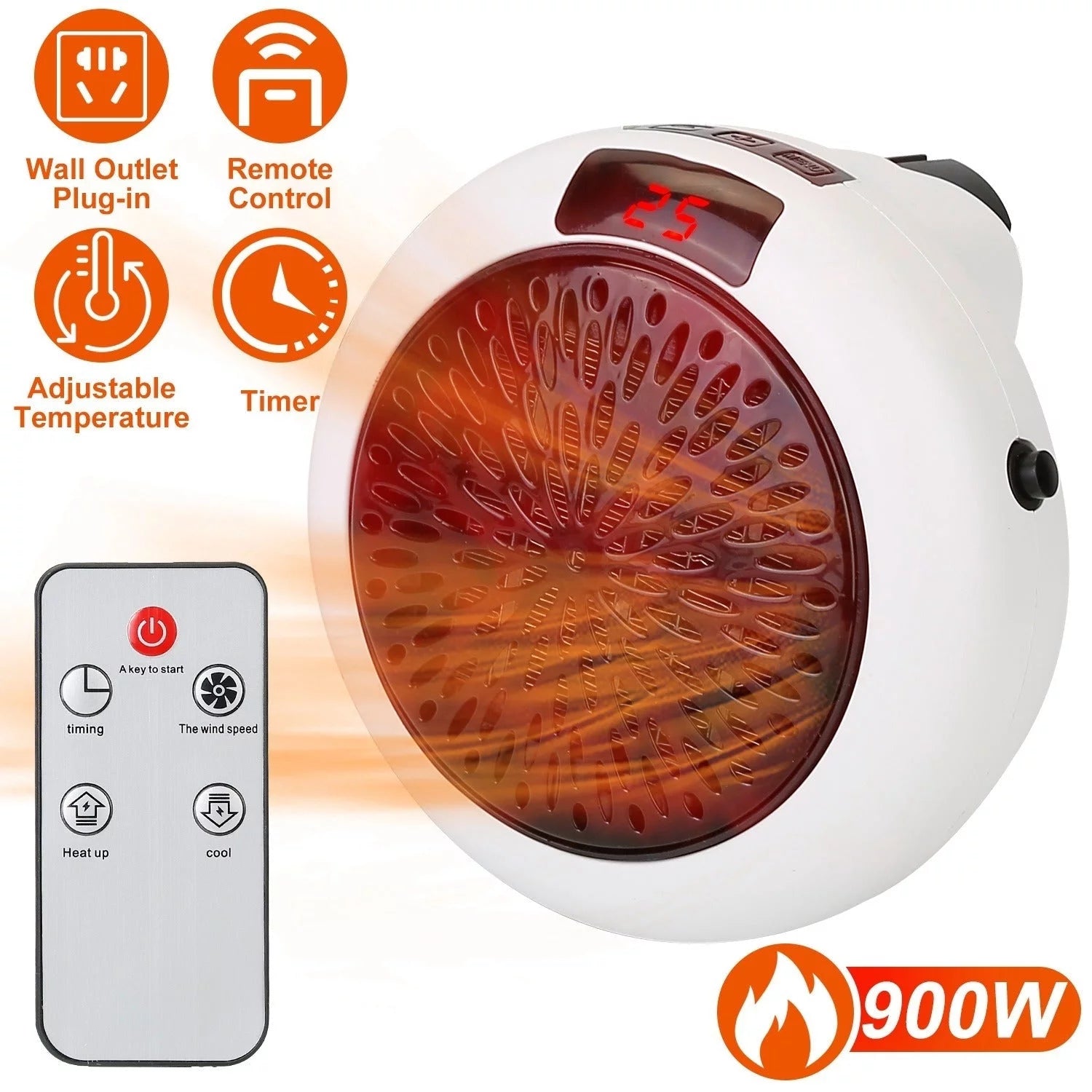 900W Portable Space Heater L891896
