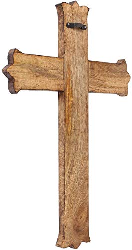 18 x 12 Inches Wooden Crucifix Cross Wall Hanging X755995