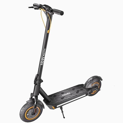 Electric Scooter, 46.6 Mi Long Range, 22 MPH, 650W Motor, 11'' Pneumatic Tires, Dual Suspension, 265lbs MAX Load Q504942