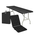 White Plastic Folding Table D53558