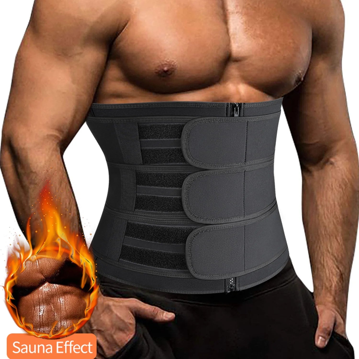 Neoprene Waist Trainer with 3 Straps I341801