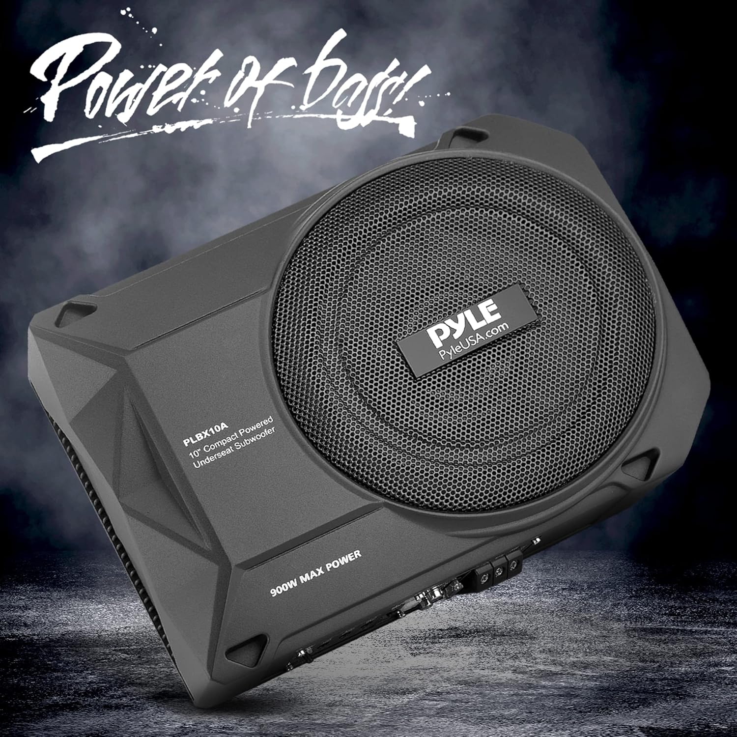 10-Inch Low-Profile Amplified Subwoofer System L708