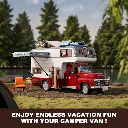 Camper-Van Building Set with LED Lighting Kit 1741 PCS Y3831