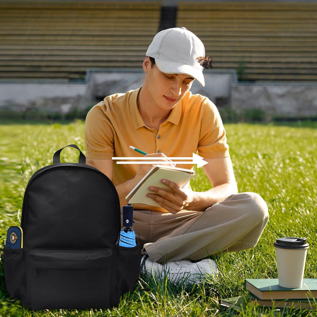 Black Small Lightweight Travel Backpack T542304