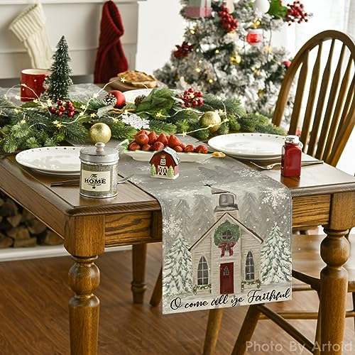 13x72 Inch Christmas Table Runner I927