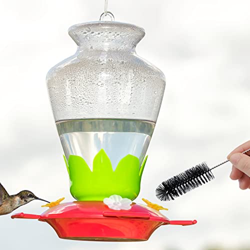 38 Pcs 3 Size Hummingbird Feeder Cleaning Brush with Replacement Flowers Feeding Ports Y13781