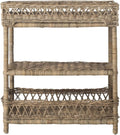 Natural Wicker 3 Tier Accent Table H636302