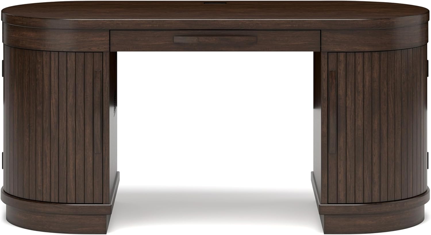63" W x 26" D x 30" H Dark Brown Home Office Desk A727