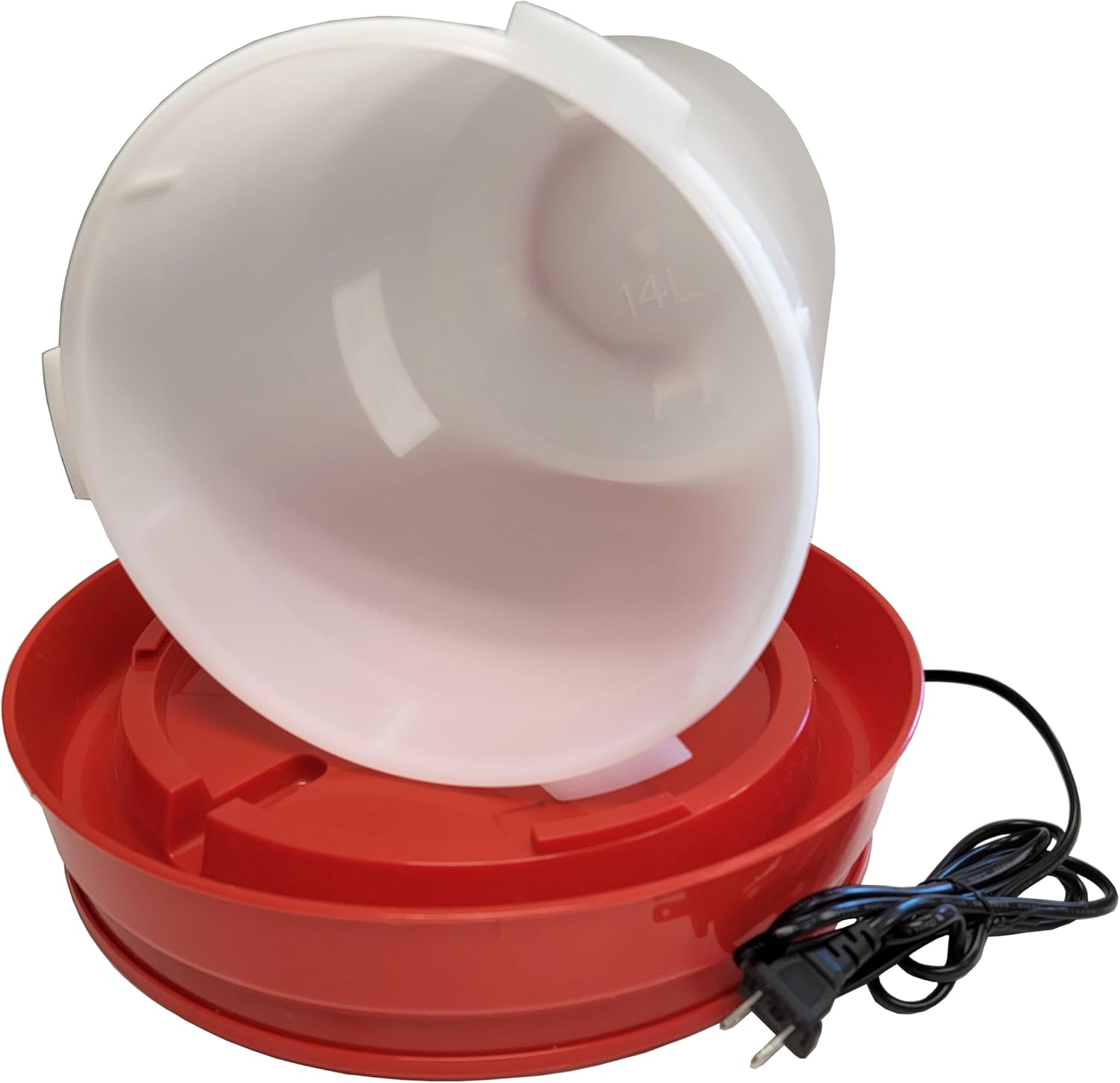 3.7 Gallon Heated Poultry Chicken Waterer with LED E311