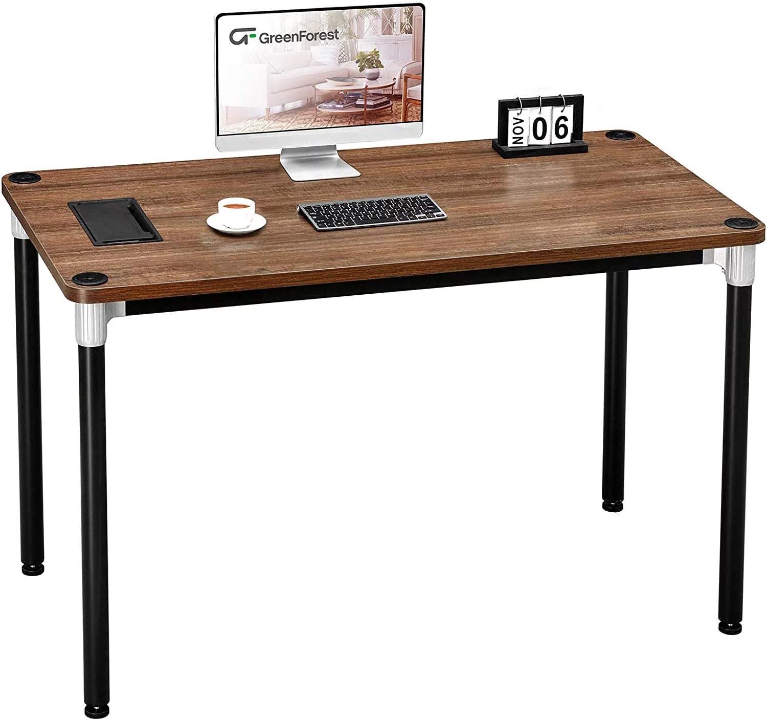 Walnut 47" Computer Desk S81970