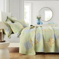 King Size 100% Cotton Quilt Set, 3 Pieces X35249