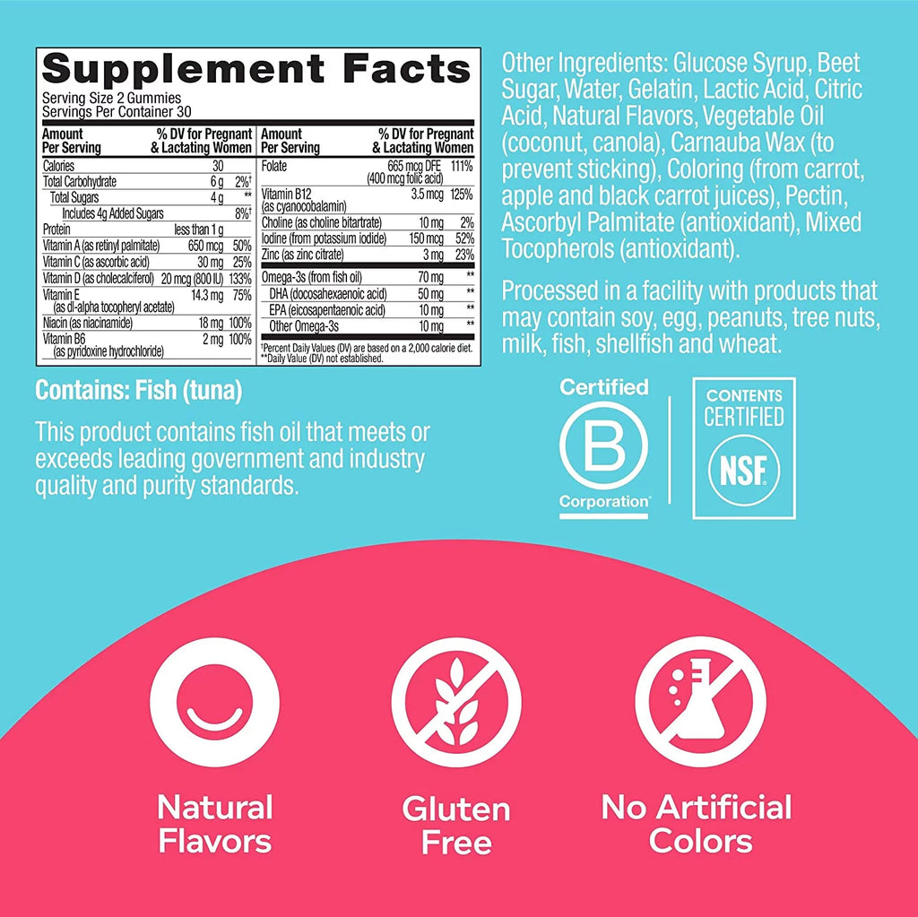 60 Gummies Prenatal P7859