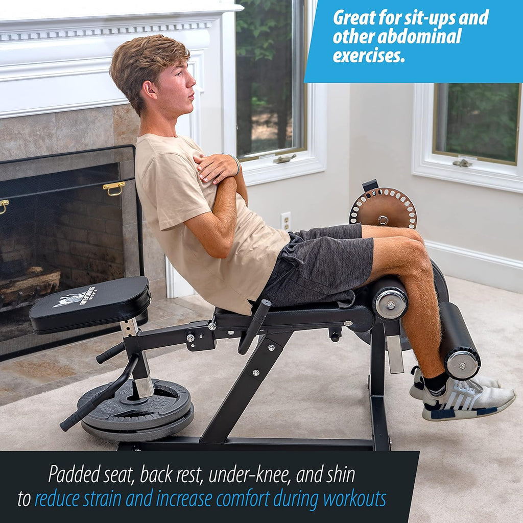 Heavy Duty Adjustable Leg Extension and Curl Machine G2147