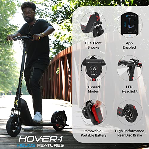 Electric Folding Scooter, 18 MPH, 24 Mile Range, 500 Watts, 10” Pneumatic Tires V291