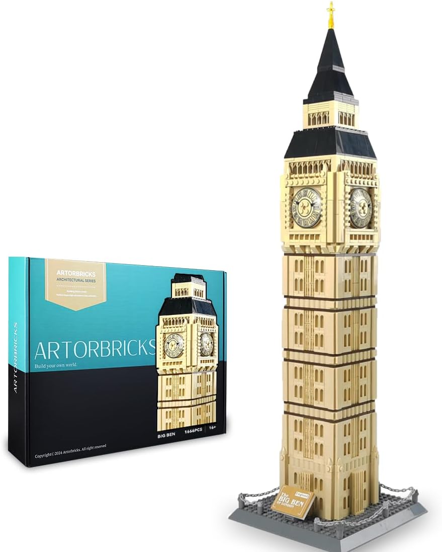 Architectural Big Ben Building Set (1666 pieces) M522