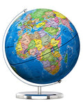 13" Illuminated World Globe with Stand and HD Printed Map I564053