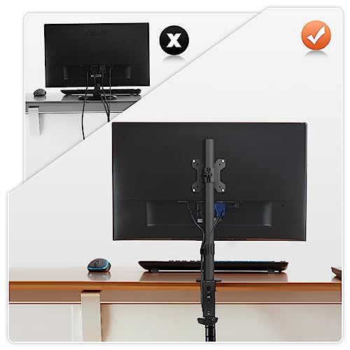 Adjustable Single Desk Monitor Mount for 13-32" Computer Screens up to 22lbs P297