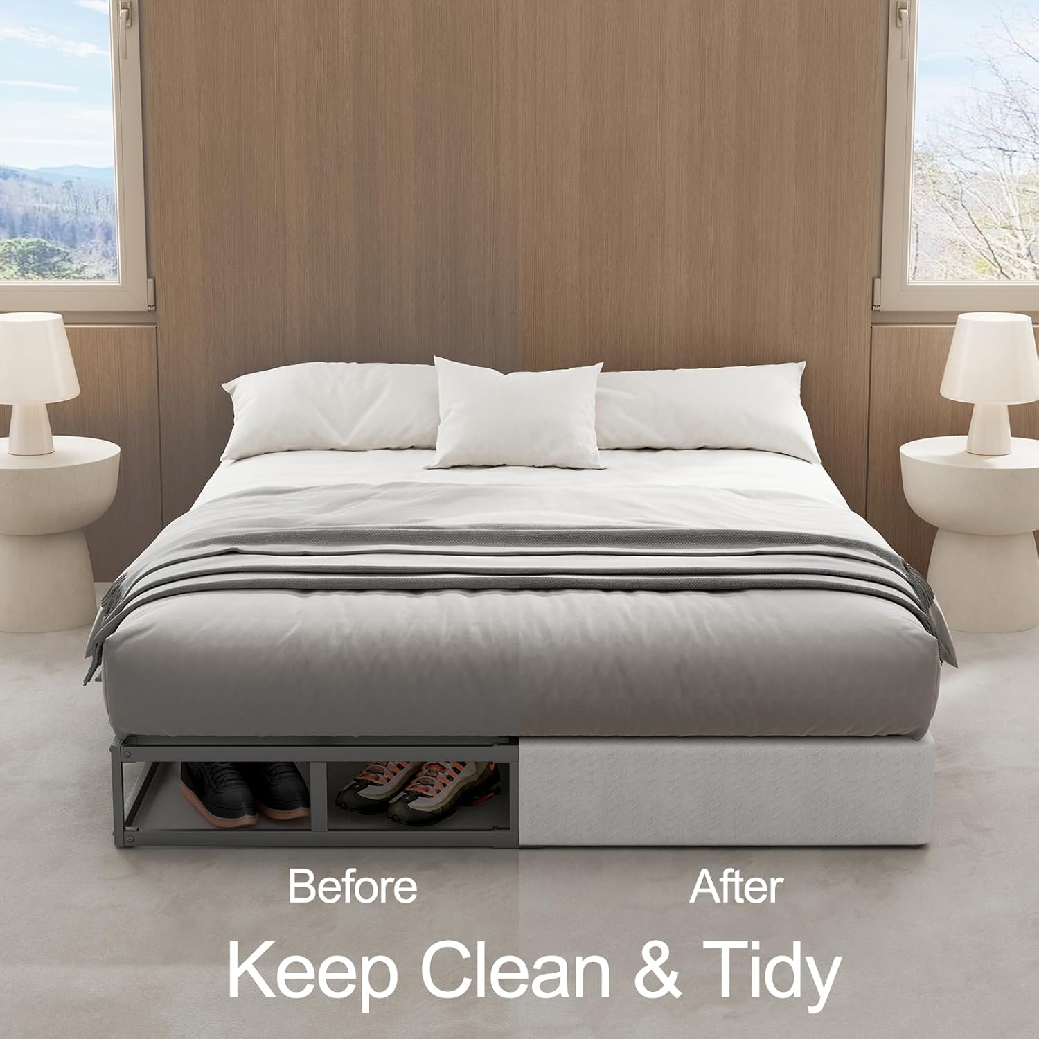9 Inch High Full Box Spring with Fabric Cover I66633