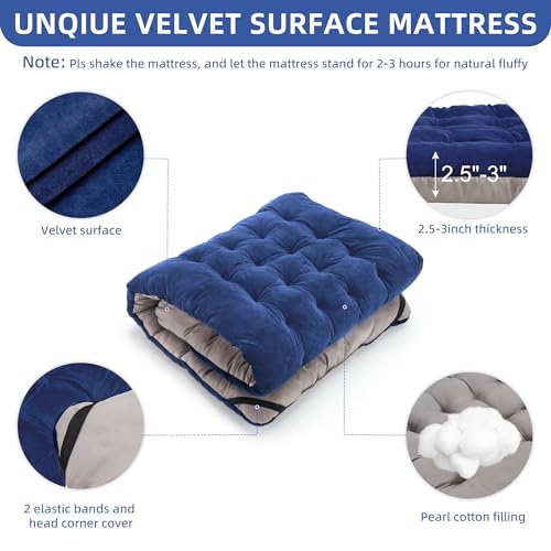 Folding Camping Cot with Pillow and Carry Bag T757540
