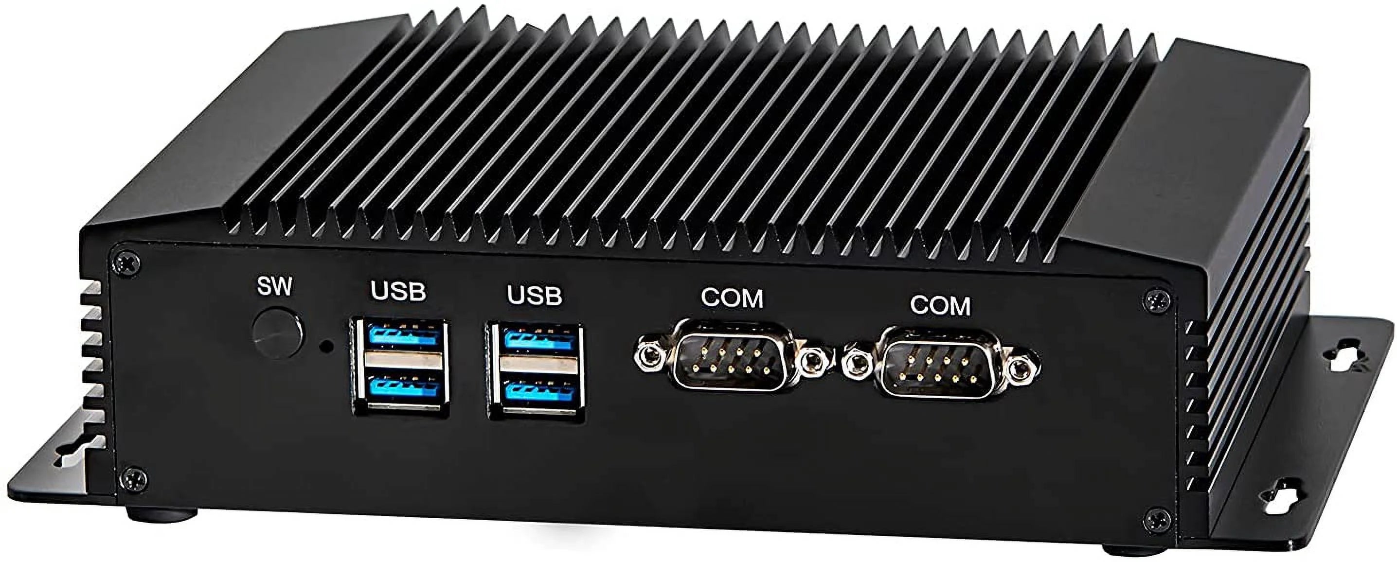 Fanless Industrial Mini PC, Intel Celeron 2955U, Dual Gigabit Ethernet, 8GB DDR3 RAM 128GB SSD K2348