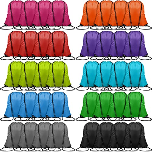 100 Pieces Polyester Drawstring Bags M699722