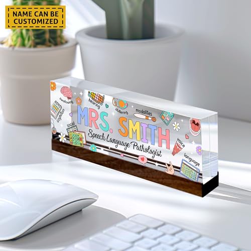 Acrylic Desk Name Plate N54013