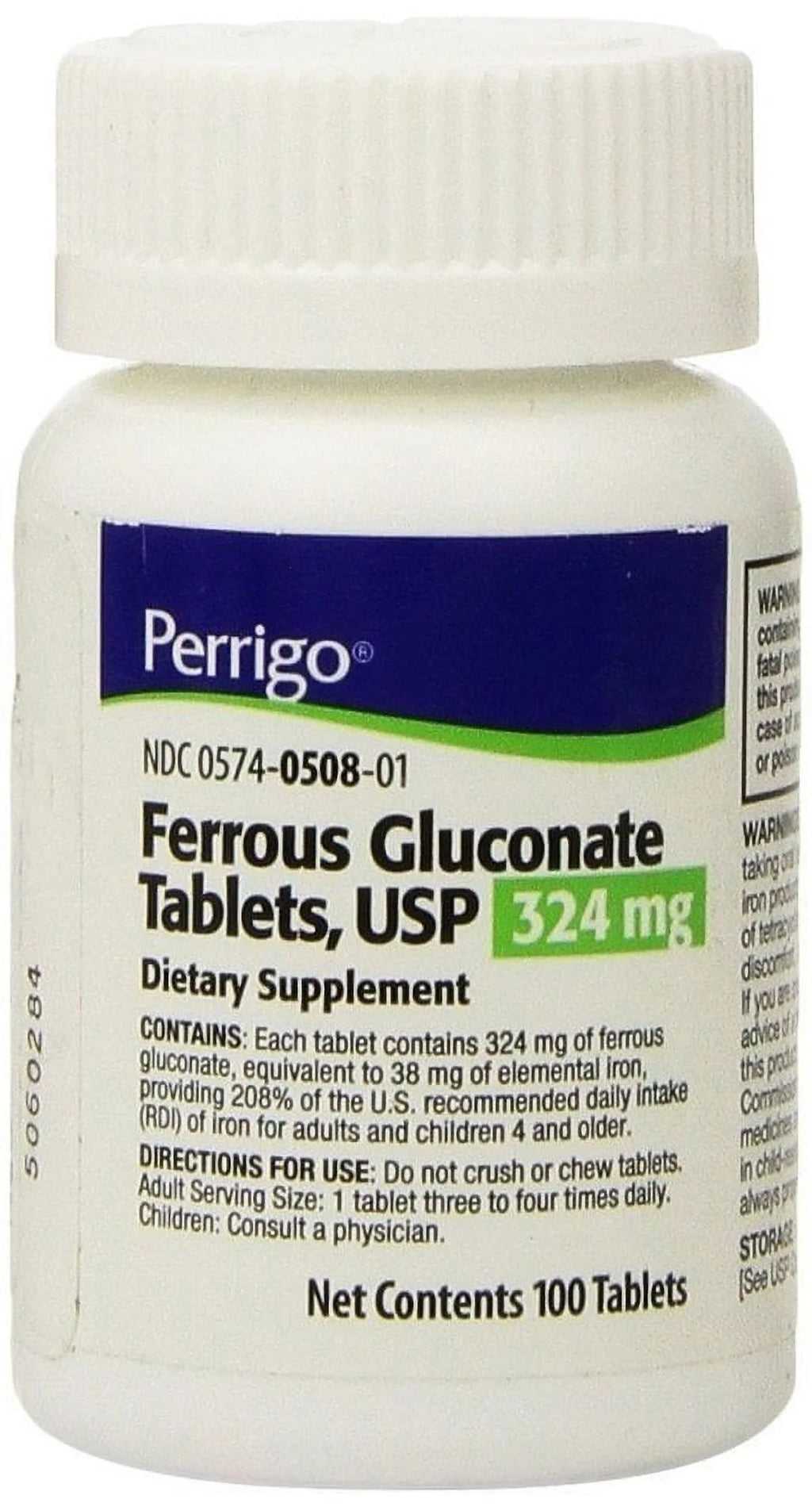 324 mg Ferrous Gluconate Tablets Pack of 3 D346
