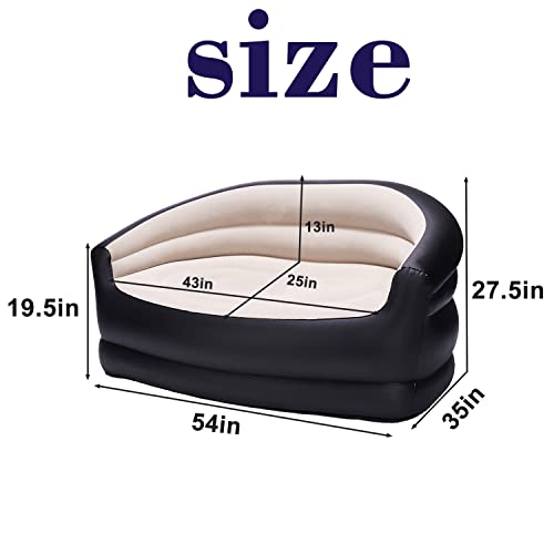 Inflatable Air Sofa for Camping, Double Size L79349