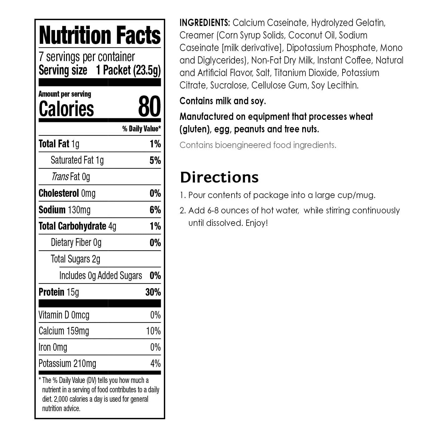 Original Protein Cappuccino (7ct) O6552