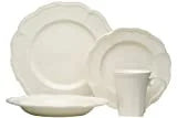 16-Piece White Dining Set A51399