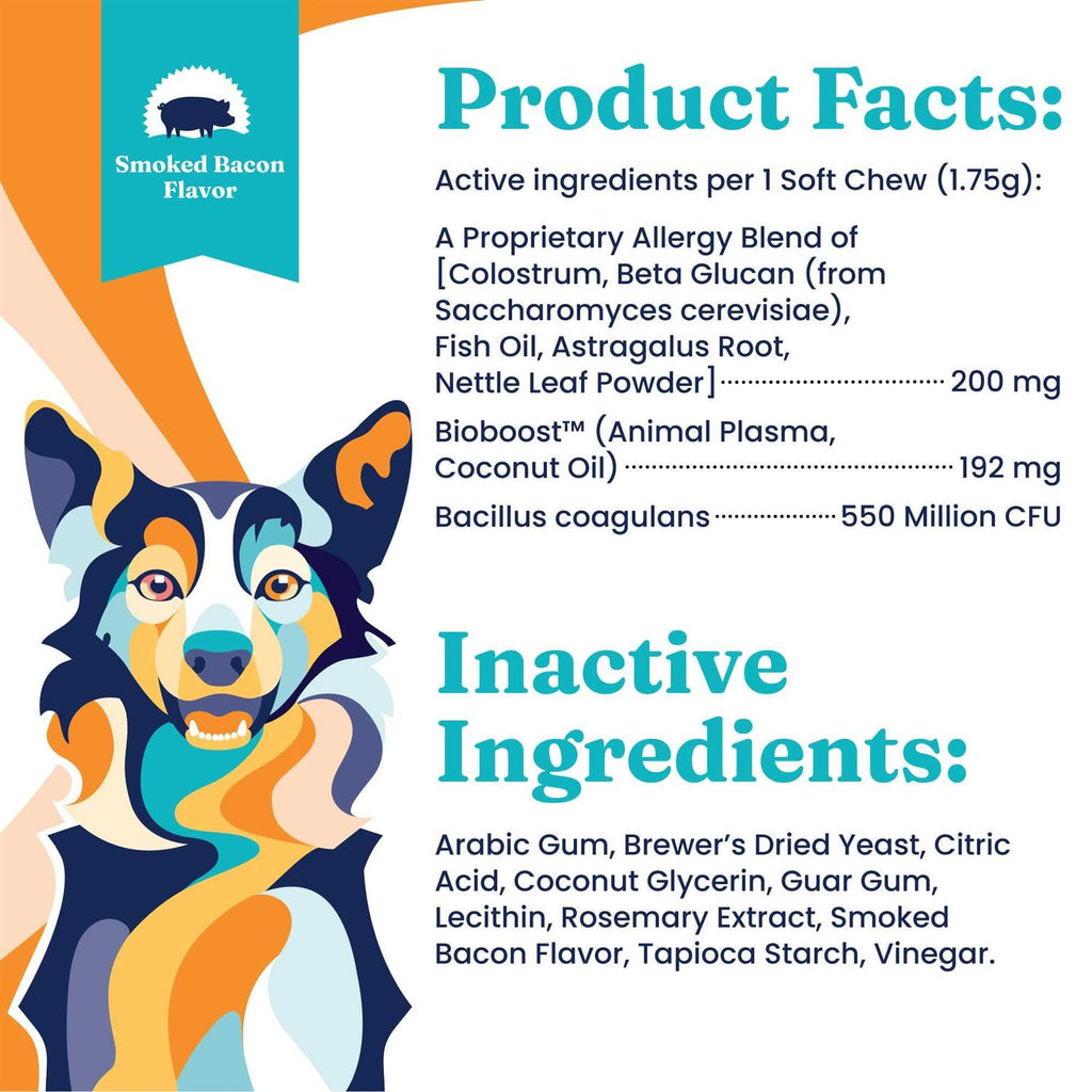 Dog Allergy Chews with Wild Alaskan Salmon Oil U266356