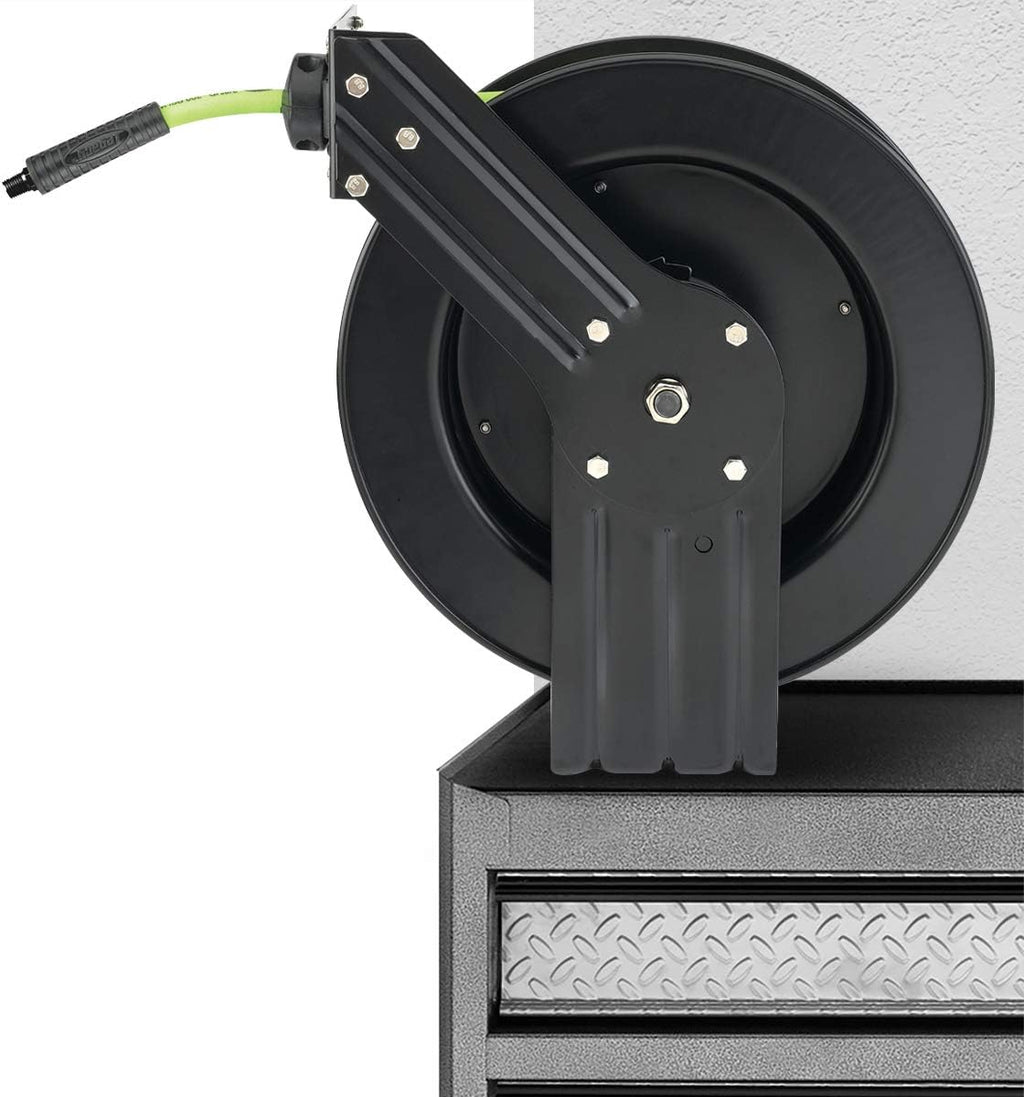 3/8 in. x 50 ft. Heavy Duty Hybrid Air Hose Reel Q87197
