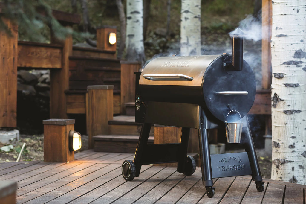 Bronze Wood Pellet Grill and Smoker B2751