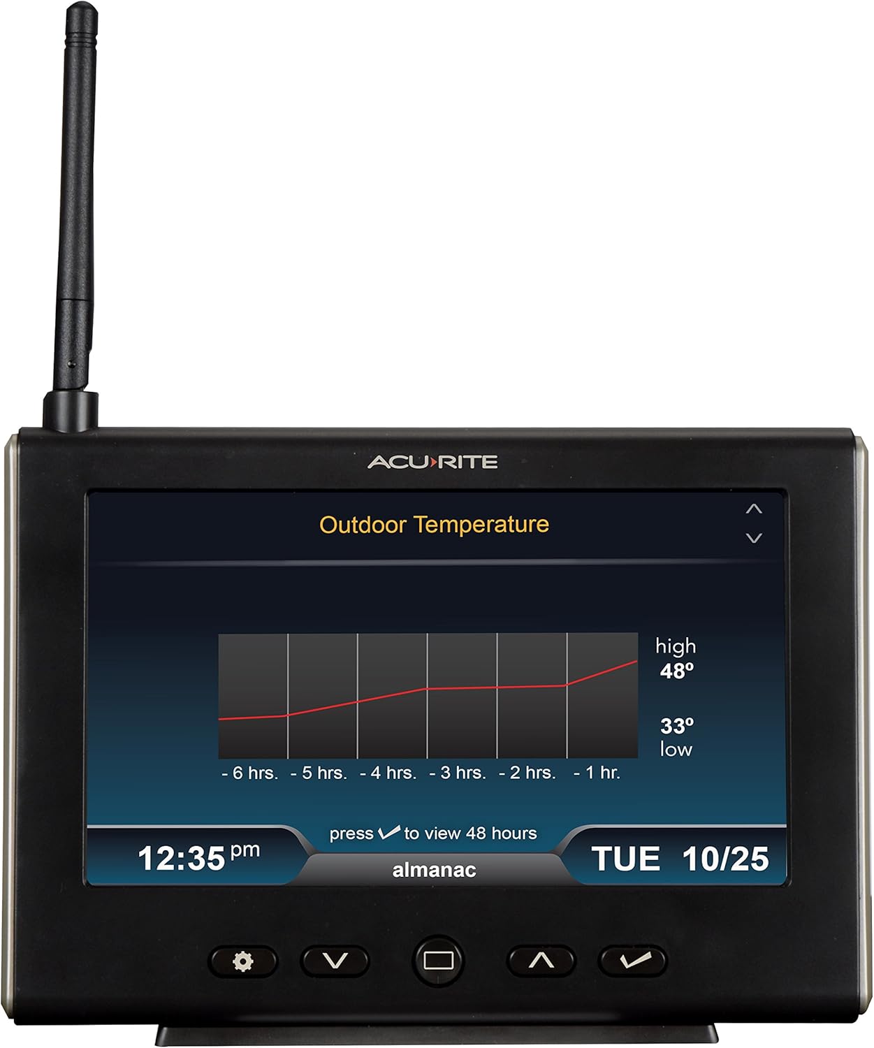 5-in-1 Weather Station with High-Definition Display U4986