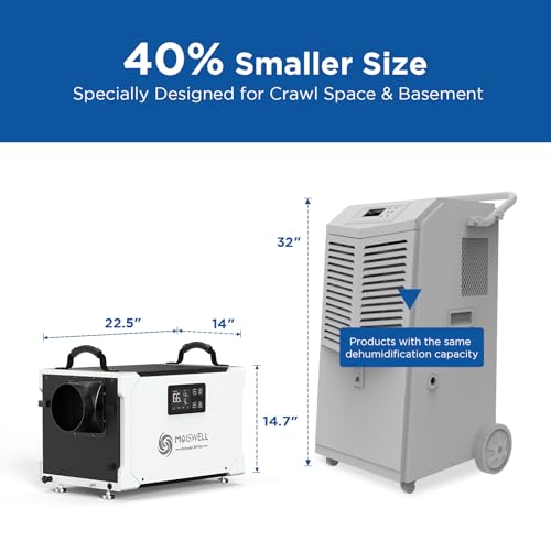 145 Pints Commercial Dehumidifier with Pump and Drain Hose V666474