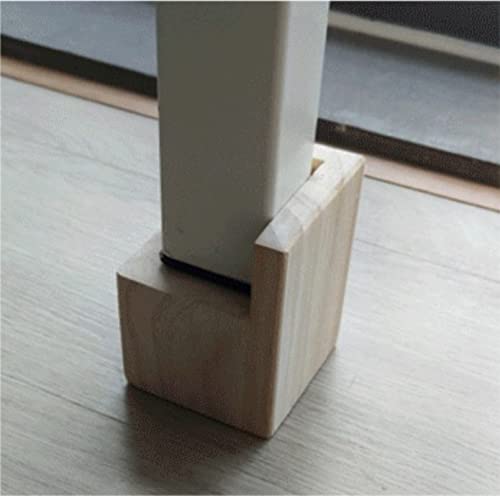Set of 4 Solid Wood Bed Risers 3.15 Inches S738908
