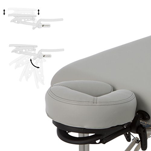 Portable Massage Table Ultra-Lightweight Aluminum Frame with Face Cradle & Carry Case (29lb) U409
