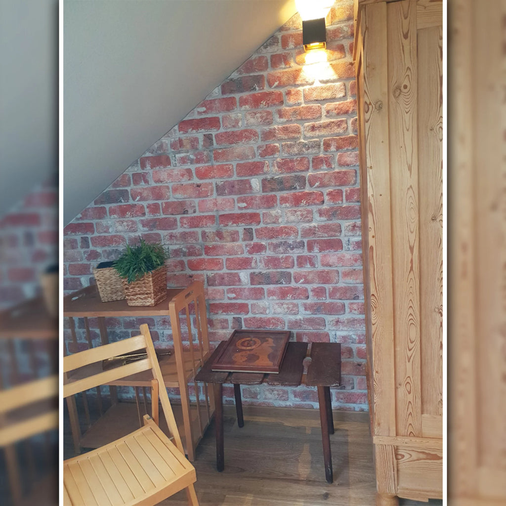 3D Wall Panels Brick Effect, Set of 10, Covers 53 sq ft R155