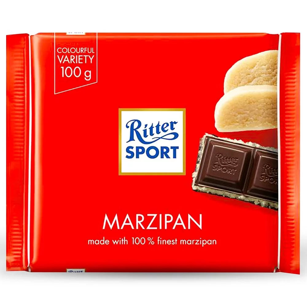 Marzipan Chocolate Bar 100 g (Pack of 5) O6354