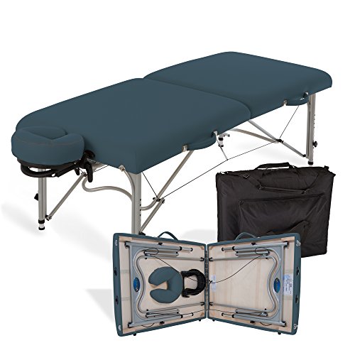 Portable Massage Table Ultra-Lightweight Aluminum Frame with Face Cradle & Carry Case (29lb) U409
