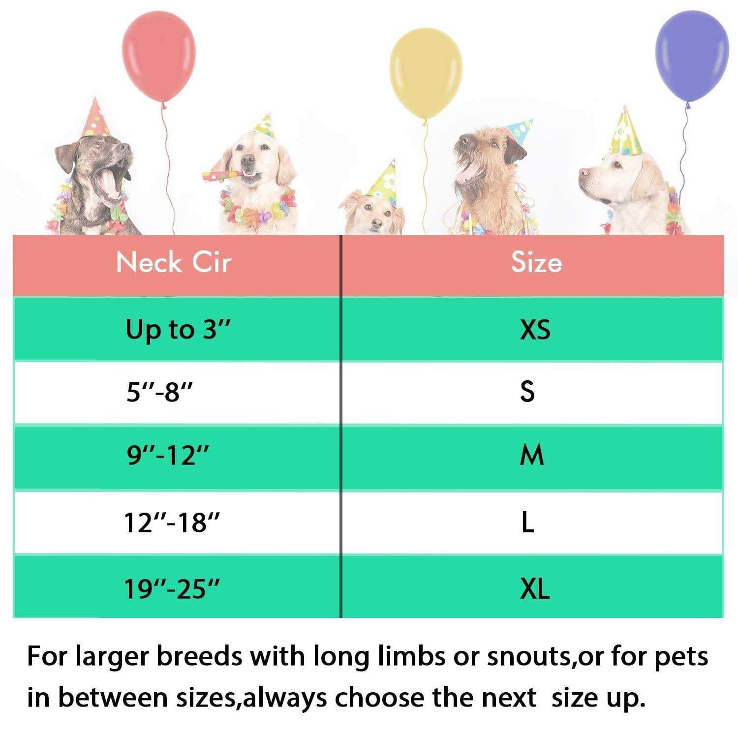 Protective Inflatable Collar for Dogs and Cats Soft Pet Recovery Collar O218