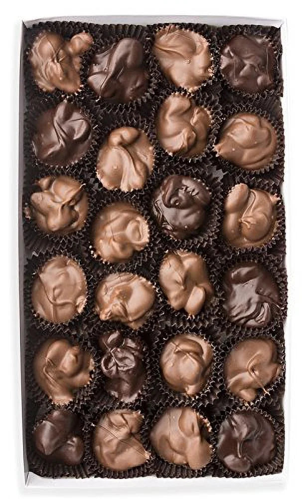 1 Lb Almond Clusters Mixed Milk Dark Chocolate O123357
