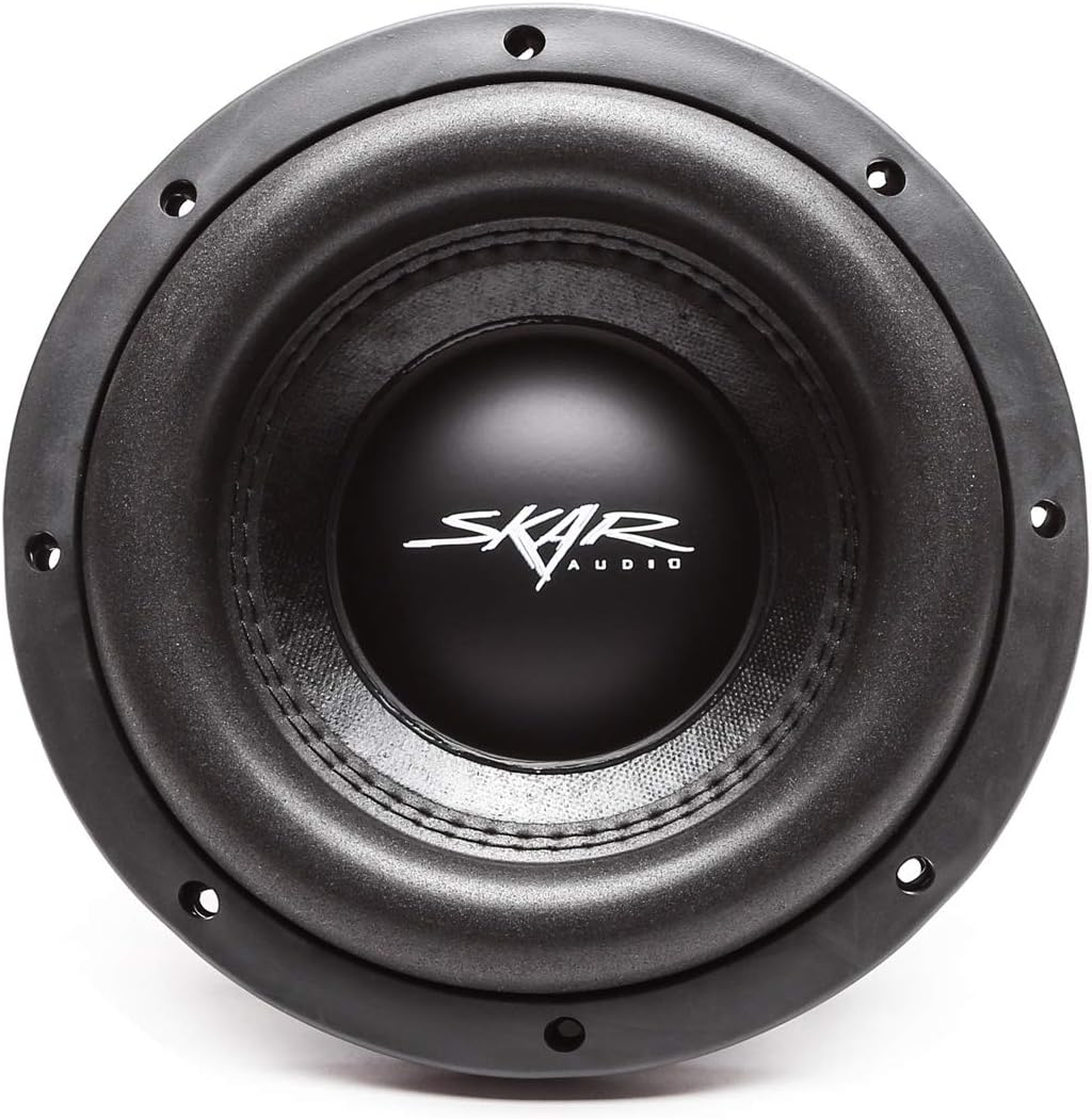 8 600W Max Power Dual 4 Ohm Shallow Mount Car Subwoofer E212617